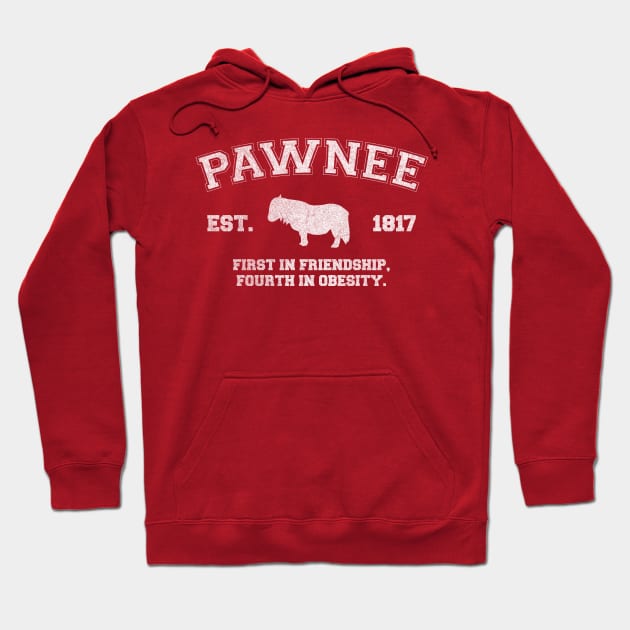 Pawnee Athletic Tee Hoodie by winstongambro